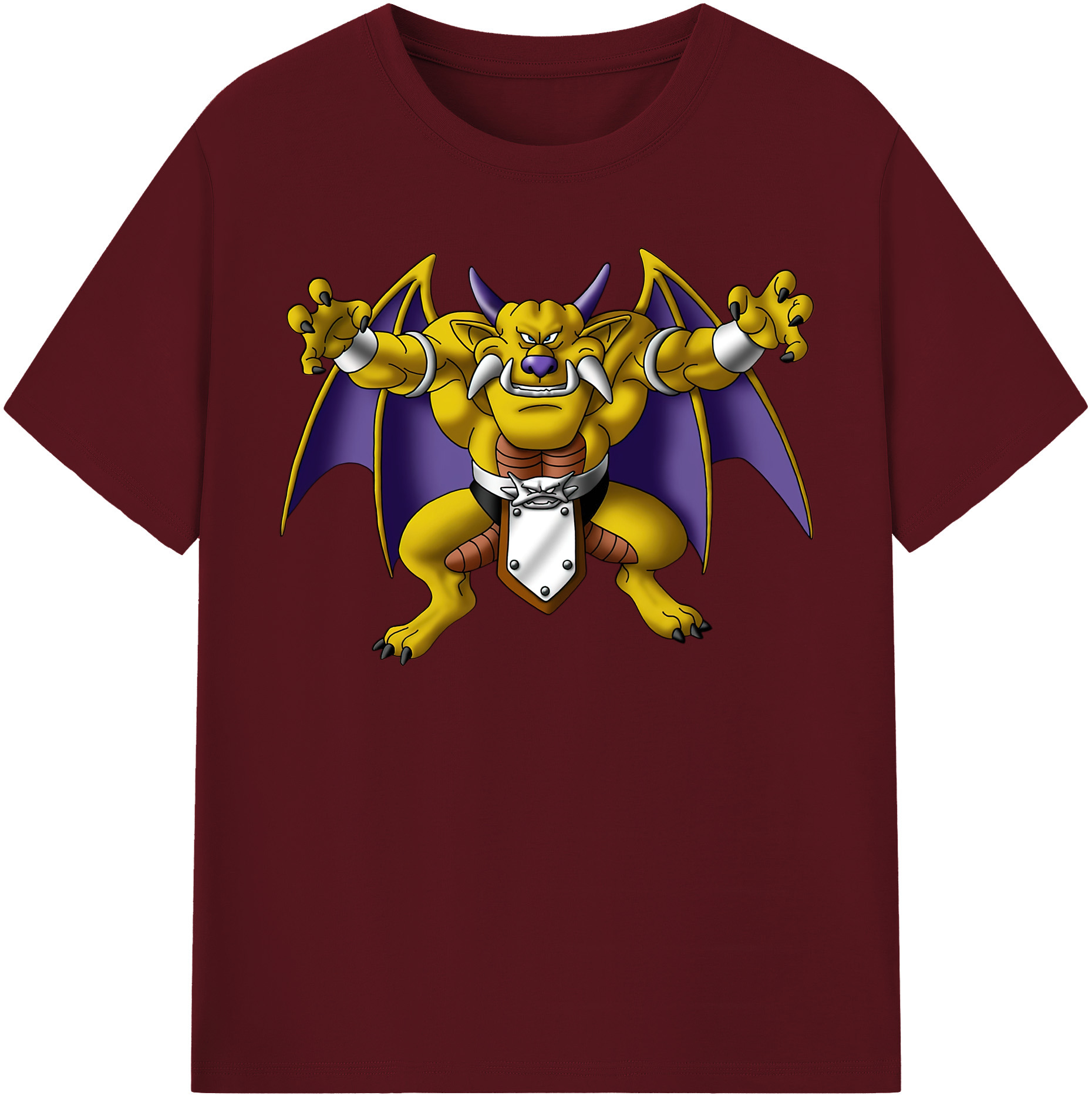 （画像用） ドラゴンクエスト Doragon Kuesuto Dragon Quest 綿100％半袖Tシャツ（フロントプリント）